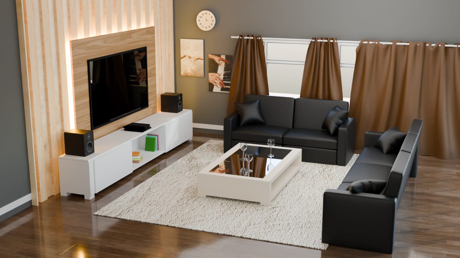 Render ruang tamu